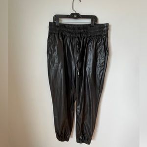 Blank NYC Faux Leather Drawstring Jogger